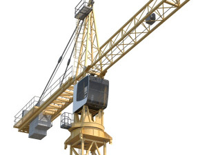 Liebherr Tower Crane Modelo 3D