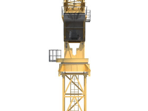 Liebherr Tower Crane Modelo 3D