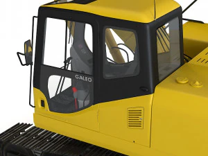 Komatsu Pc300 Hydraulic Excavator 3D Model