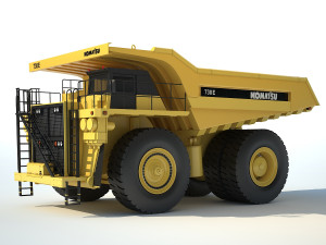 Komatsu Mining Truck Modelo 3D