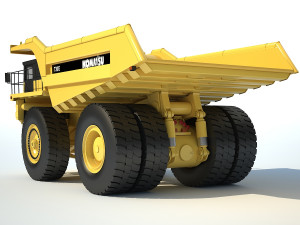 Komatsu Mining Truck Modelo 3D
