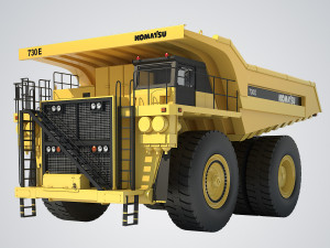 Komatsu Mining Truck Modelo 3D