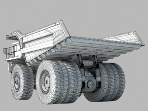 Komatsu Mining Truck Modelo 3D