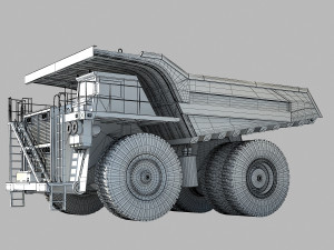 Komatsu Mining Truck Modelo 3D