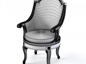 Century Furniture Savoy Swivel arm chair Modelo 3D