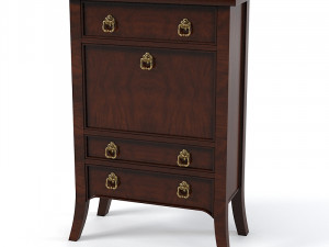 Century chelsea club traditional classic nightstand commode Modelo 3D