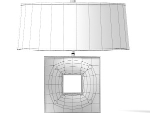 Baker boxer bsa107 bill sofield table lamp Modelo 3D