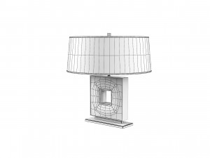 Baker boxer bsa107 bill sofield table lamp Modelo 3D