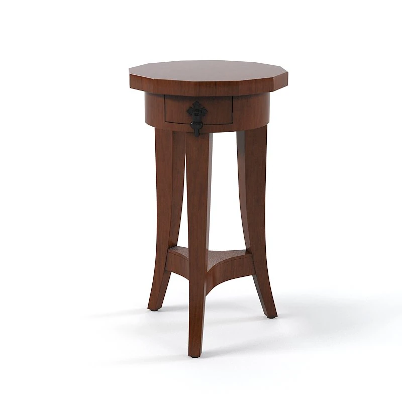 Century Chairside table 649-622 Walter E Smithe 3D Model .c4d .max .obj .3ds .fbx .stl .blend 