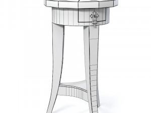 Century Chairside table 649-622 Walter E Smithe Modelo 3D