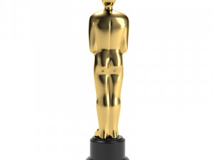 Oscar statue Modelo 3D