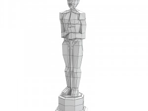 Oscar statue Modelo 3D