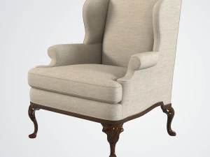 Silla Century Deming 11-507 Modelo 3D