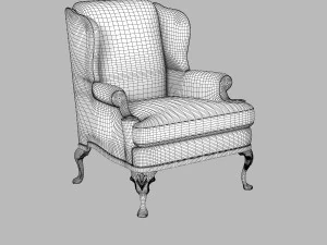 Silla Century Deming 11-507 Modelo 3D