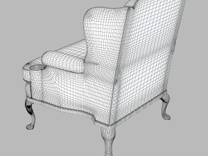 Silla Century Deming 11-507 Modelo 3D