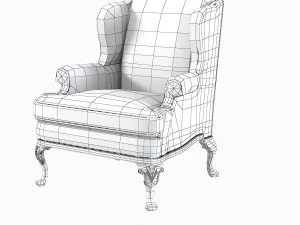 Silla Century Deming 11-507 Modelo 3D