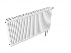 Radiador De Acero KERMI Con Conexiones Inferiores Modelo 3D