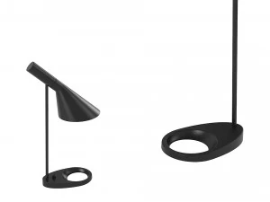 Louis Poulsen Arne Jacobsen Aj Floor amp Table Lamps 3D Model