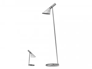 Louis Poulsen Arne Jacobsen Aj Floor amp Table Lamps 3D Model