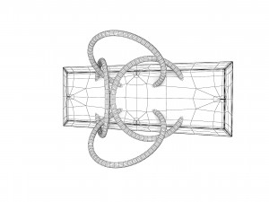 Flos Wall Piercing Sconce 3D मॉडल