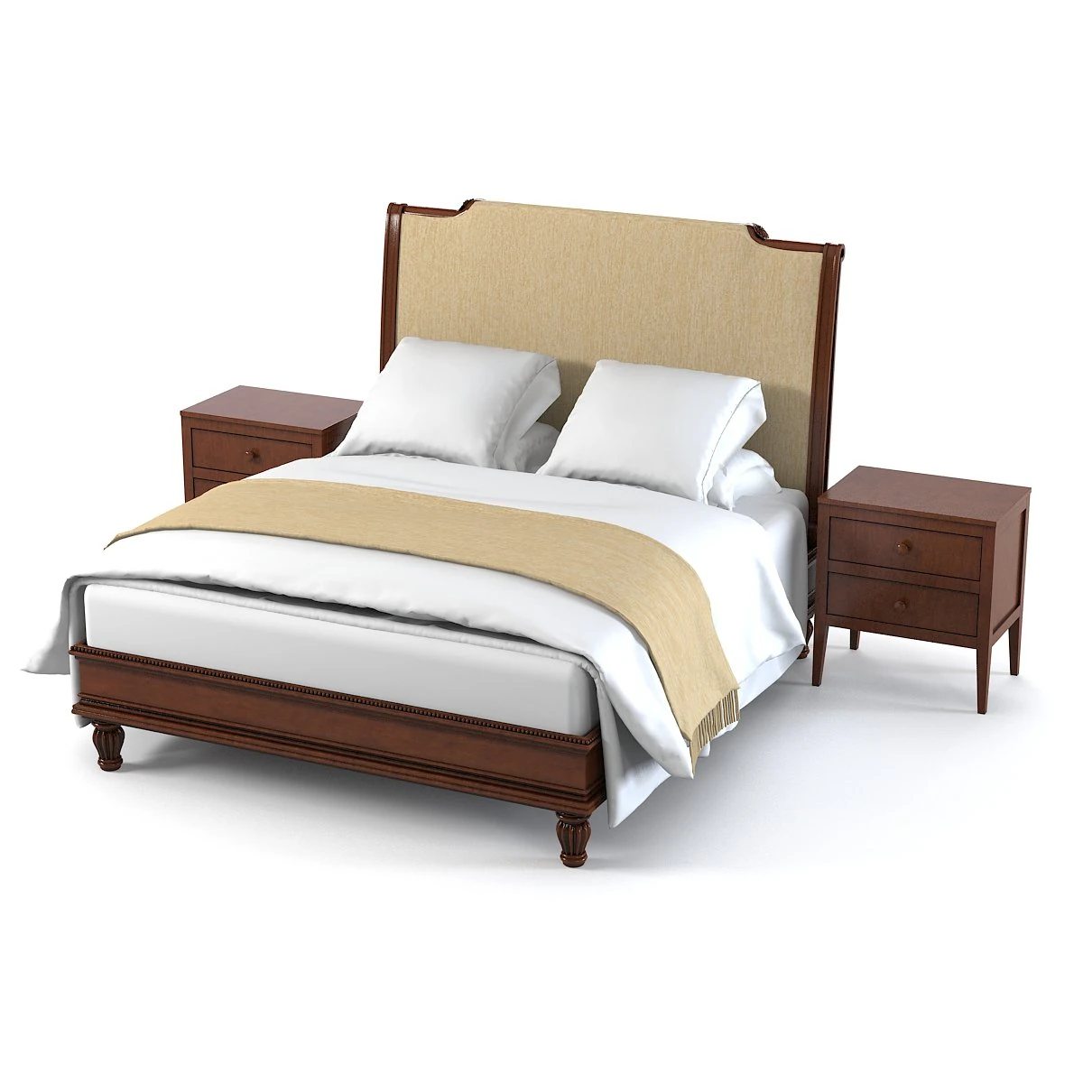 Century Furnitue Wellington Court Furniture Set 3D Model .c4d .max .obj .3ds .fbx .stl .blend 