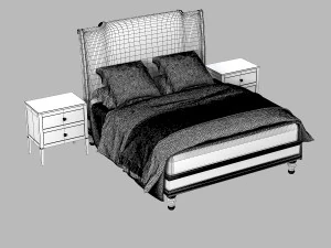 Century Furnitue Wellington Court Furniture Set 3D Model