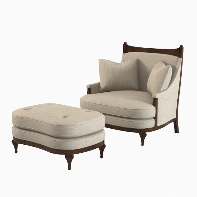 Century Balboa Chair century 33-404 Modelo 3D .c4d .max .obj .3ds .fbx .stl .blend 