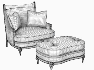 Century Balboa Chair century 33-404 Modelo 3D