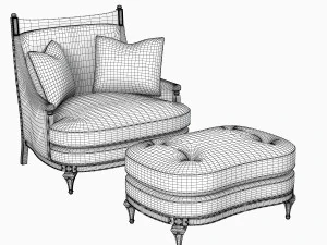Century Balboa Chair century 33-404 3D Model