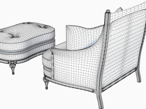 Century Balboa Chair century 33-404 Modelo 3D