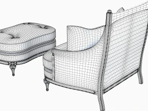 Century Balboa Chair century 33-404 3D Model