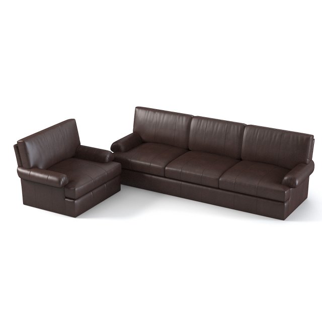 Century Furniture Yukon Set 3D Model .c4d .max .obj .3ds .fbx .stl .blend 