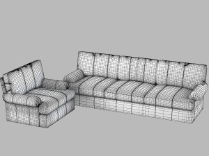 Century Furniture Yukon Set 3D Model