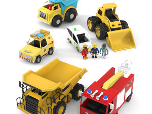 Toy Car Set Modelo 3D