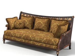 CENTURY walsh sofa lr-28190lf sofa Modelo 3D