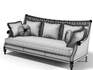 CENTURY walsh sofa lr-28190lf sofa 3D Model