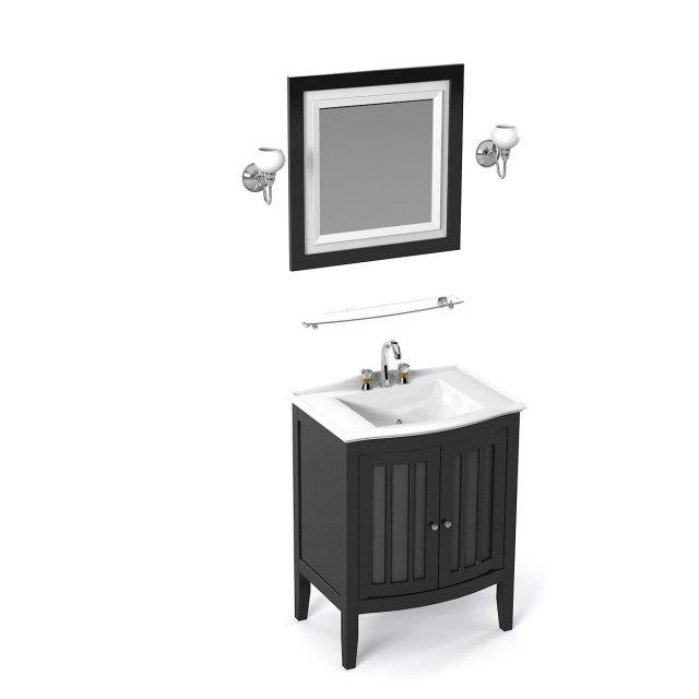 Imperial bathrooms Linea bathroom furniture 3D 모델 .c4d .max .obj .3ds .fbx .stl .blend