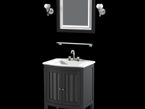 Imperial bathrooms Linea bathroom furniture 3D 모델