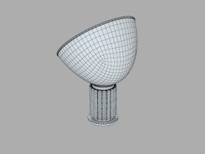 Flos Taccia Floor Table Lamp Modelo 3D