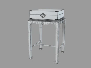 Century Grand Tour Furniture La 70036 box on stand 3D Model
