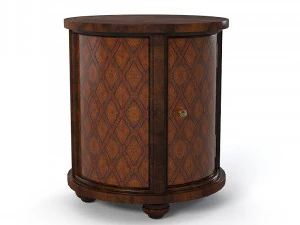 CENTURY Round Bedside Table MN5173 3D Model