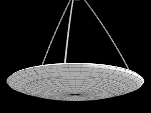 Flos mira c modern contemporary round ceiling lamp chandelier light Modelo 3D
