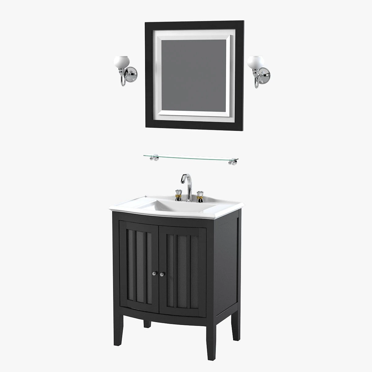 Baños imperiales Muebles de baño Linea. Modelo 3D .c4d .max .obj .3ds .fbx .stl .blend