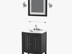 Imperial bathrooms Linea bathroom furniture Modelo 3D