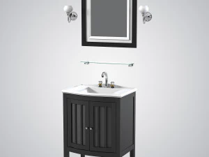 Ba&ntilde;os imperiales Muebles de ba&ntilde;o Linea. Modelo 3D