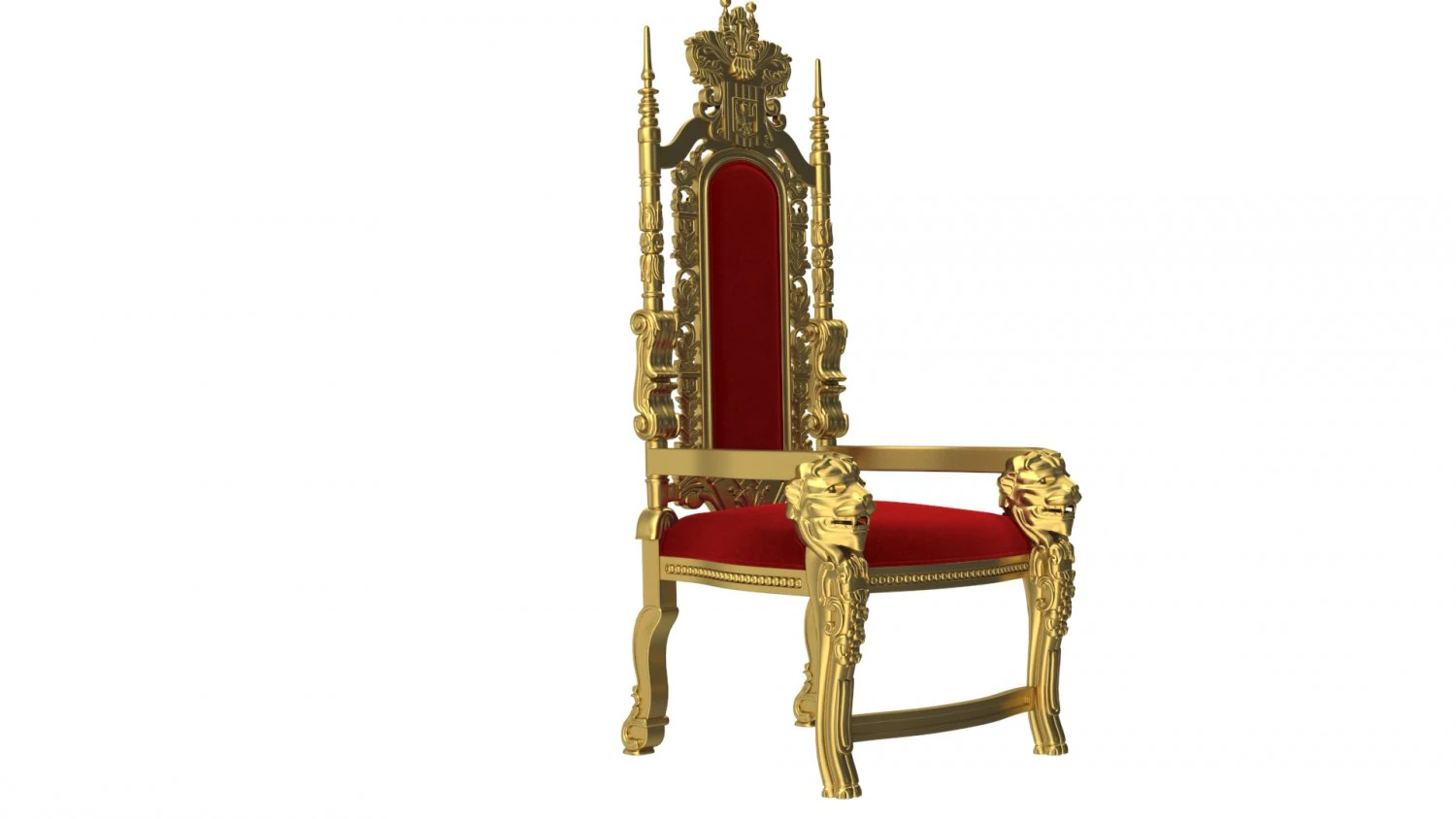 Taht sandalyesi 3D Model .c4d .max .obj .3ds .fbx .stl .blend 