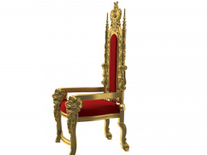Throne chair Modelo 3D