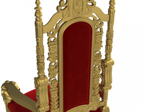 Throne chair Modelo 3D