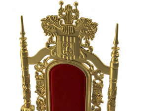 Taht sandalyesi 3D Model