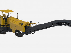 Asphalt cold milling machine Modelo 3D